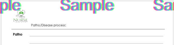 Help Me Pass Nursing School Pathophysiology Card Template